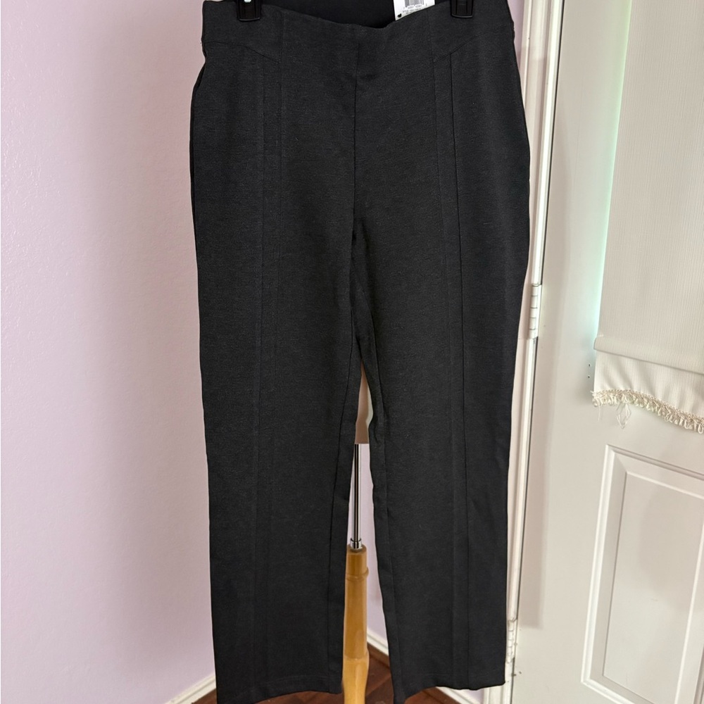 INC International Concepts Black Straight Leg Pants. Size 12